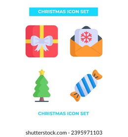 Christmas icon set vector fot site ora card