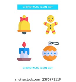 Christmas icon set vector fot site ora card