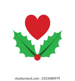 Christmas icon set vector isolated on a white background.