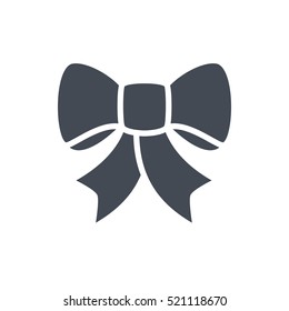 Christmas Icon Solid Ribbon silhouette