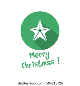 christmas icon. star