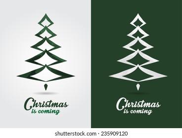 Christmas icon symbol signage. Creative style event icon. Christmas is coming.