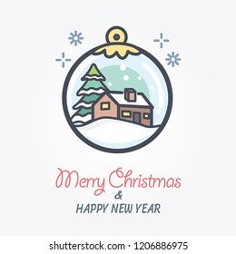 Christmas icon vector