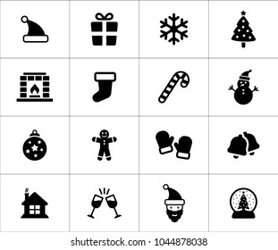 Christmas icon vector collection