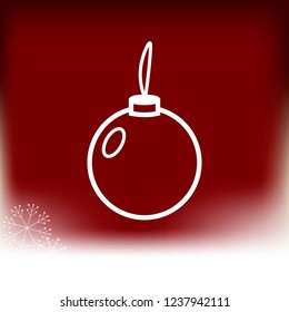 Christmas icon vector design. Christmas image, card, background. 