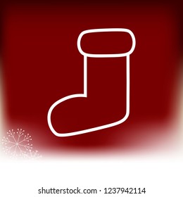 Christmas icon vector design. Christmas image, card, background. 