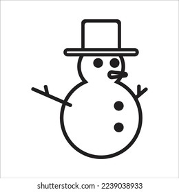 Christmas icon vector design template