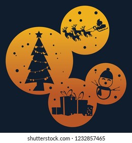 Christmas icon vector illustration