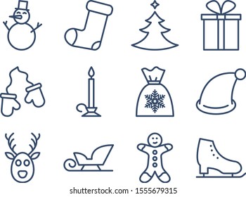 Christmas icon vector illustration. Design for Christmas and new year celebration