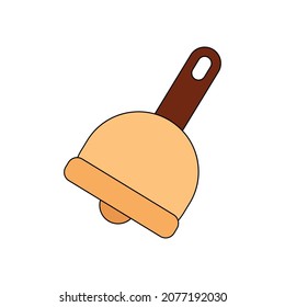 línea de relleno de ilustración vectorial de icono de navidad