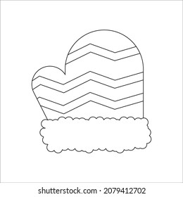 Weihnachtssymbol, Vektorgrafik-Linie
