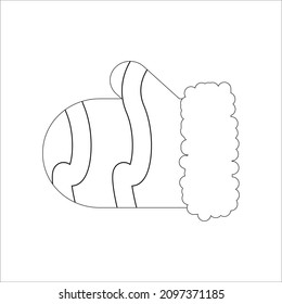christmas icon vector illustration line