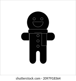 línea de ilustración vectorial de icono de navidad