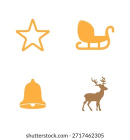 ícone de natal vetor ilustração modelo design