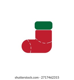 Diseño de Plantilla de Ilustración vectorial de icono de Navidad