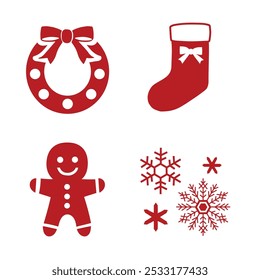 Christmas Icon. Vector Image. Christmas Day