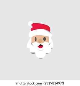 christmas icon, winter icon, santa claus icon, illustration