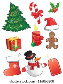 christmas icons.