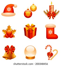 Christmas icons.