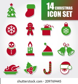Christmas icons.