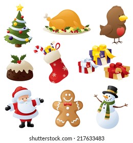 Christmas icons 