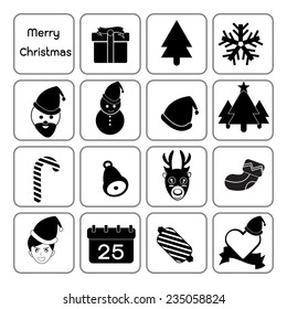 Christmas icons  