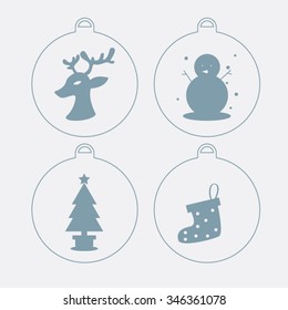 Christmas icons.