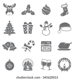 Christmas icons collection