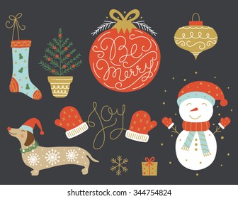 Christmas Icons and Elements Collection