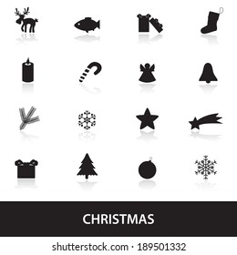 christmas icons eps10