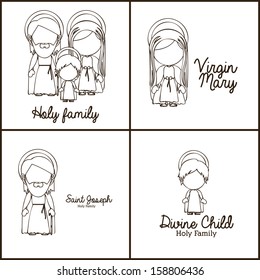 christmas icons over white background vector illustration  