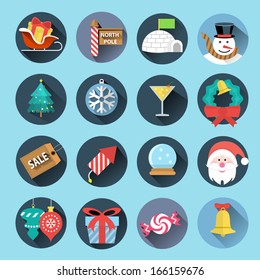 Christmas icons set 2 