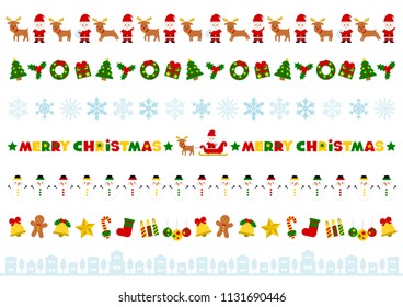 Christmas icons set