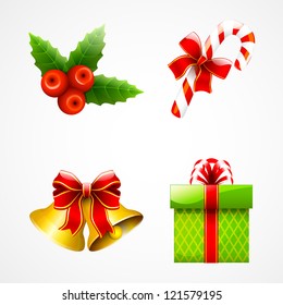 Christmas icons set