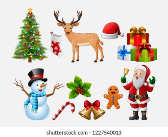 Christmas icons set
