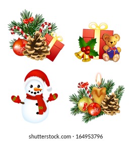 Christmas icons set