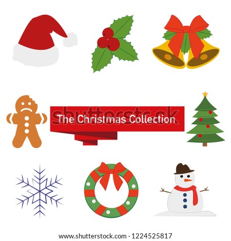 christmas icons set