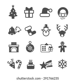 Christmas Icons set, Vector