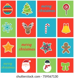 Christmas Icons set vector