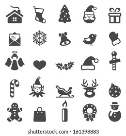 Christmas Icons Set.Vector 