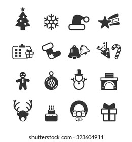 Christmas Icons set,Vector