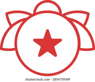 Christmas icons and symbols. Vector line symbol elements for web design and apps