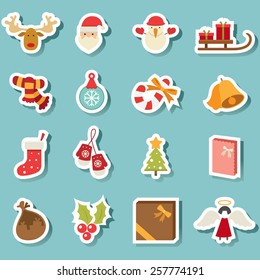 christmas icons vector