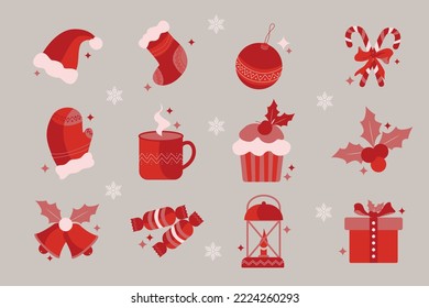 Christmas Icons Vector Collection Pack