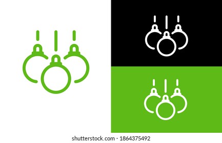Christmas icons Vector flat illustrations.