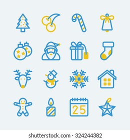 Christmas  icons.Vector EPS10