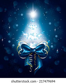 Christmas Illustration. Abstract Background.