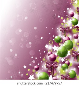 Christmas Illustration. Abstract Background.