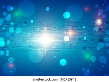 Christmas illustration the ball background