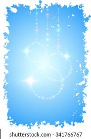 Christmas illustration the ball background
